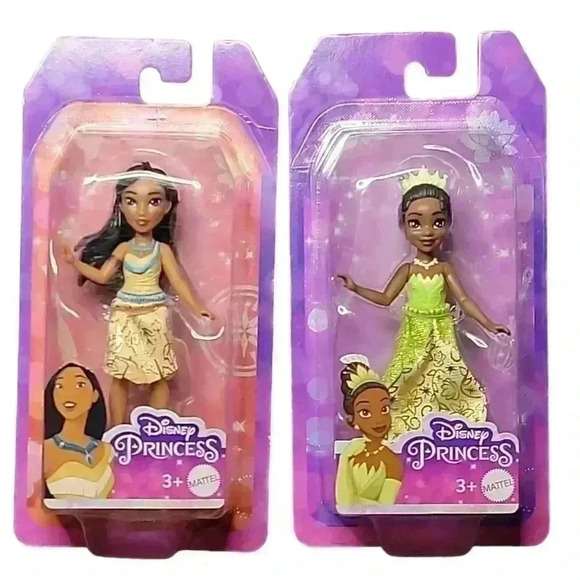 2 Matel Disney Mini Princess . New In Box! Never Opened - Picture 3 of 6